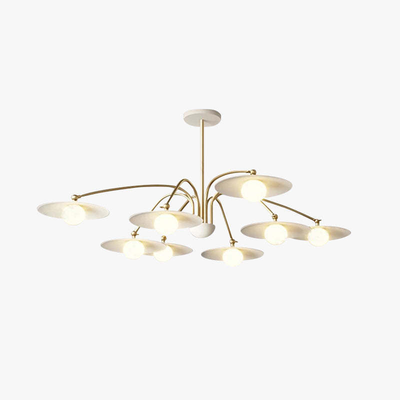Cairns pendant light: blown metal and glass design