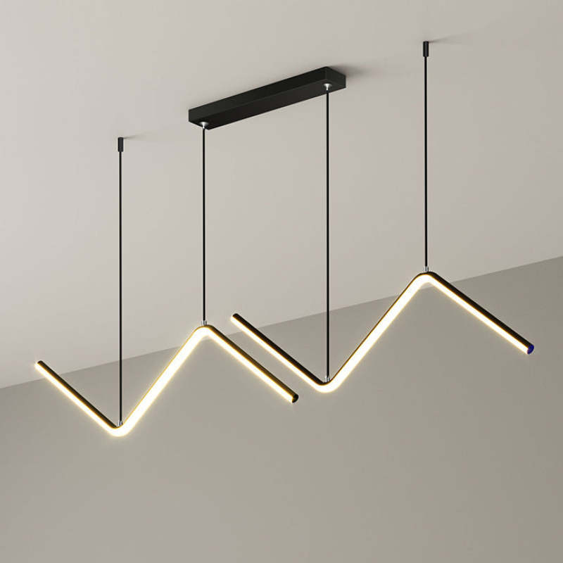 Louise Modern Pendant Light - Wavy LED Design