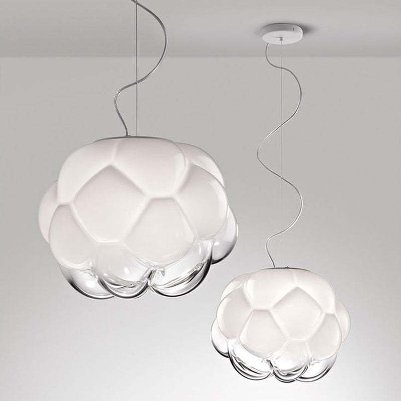 Cloud-shaped glass pendant lights, Modern design