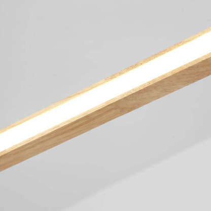 Ozawa wood pendant light - LED strip detail