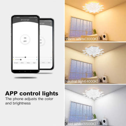 Hana Flower Ceiling Light App Control