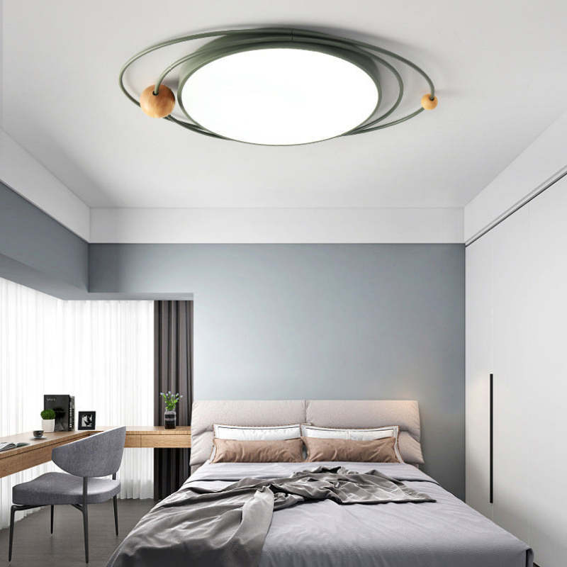 Quinn modern ceiling light in bedroom, interior design