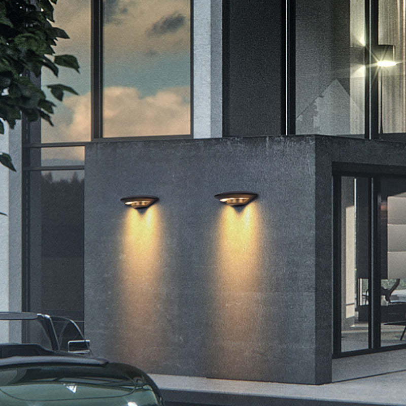 Orr Wall Lamp: Modern outdoor LED lighting.