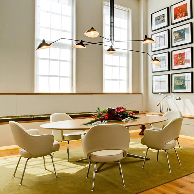 Schmitt Pendant Light in a modern dining room with design elements