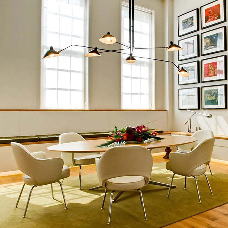 Schmitt Pendant Light in a modern dining room with design elements