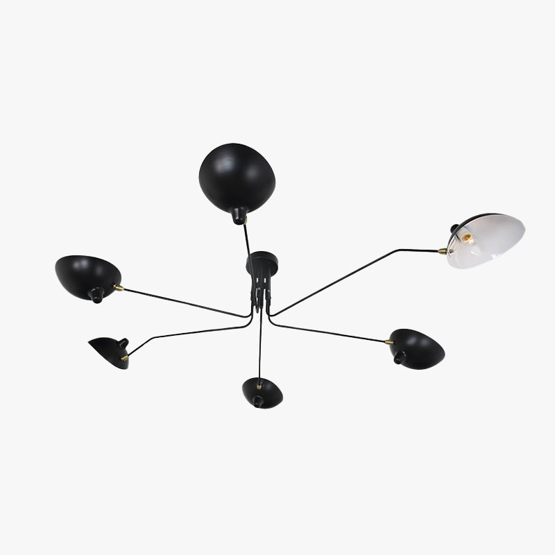 Schmitt Pendant Light - Black Metal Fixture, Industrial Style