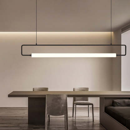 Edge Modern Minimalist rectangular Metal  Pendant Light