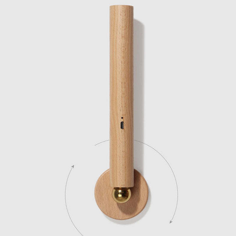 Rotatable Ozawa Wooden Wall Lamp