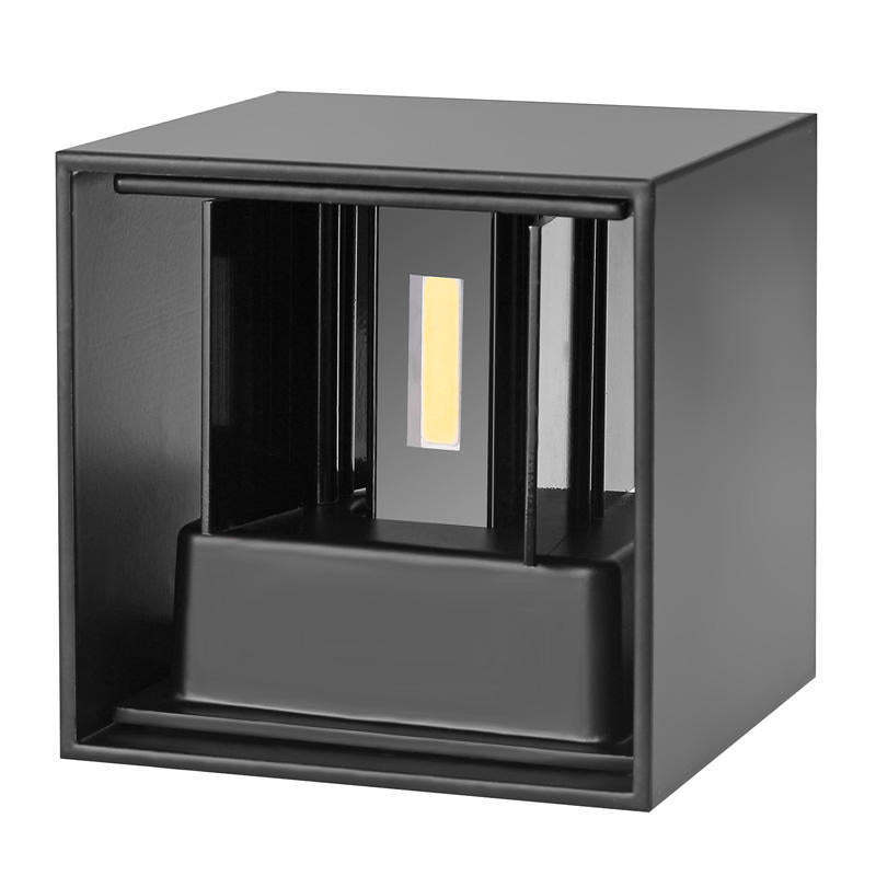Orr Modern Black LED Outdoor Wall Lamp