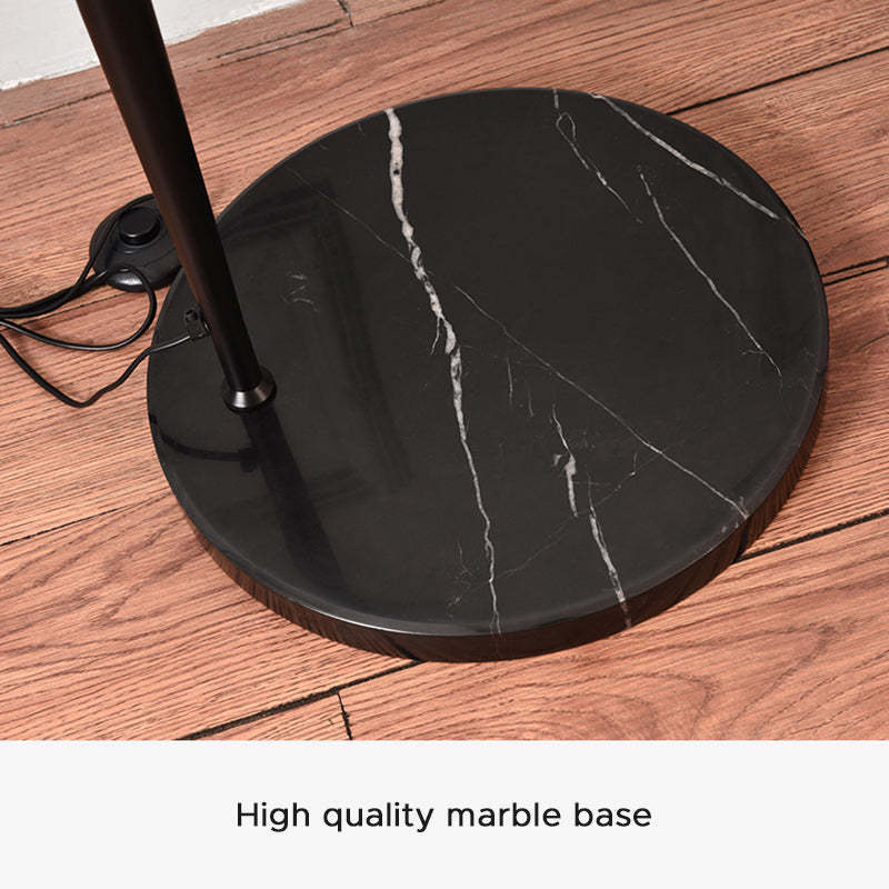 Avi Floor Lamp: High Quality Marble Base - Las Sola Lighting