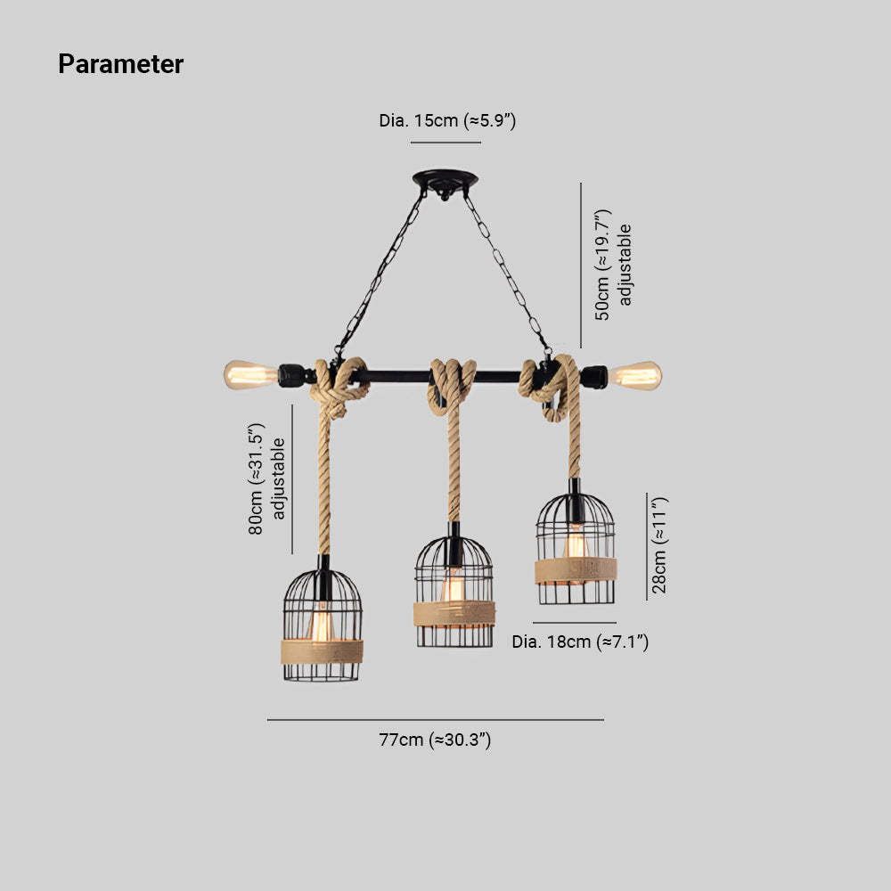 Epoch Retro Pendant Light Dimensions
