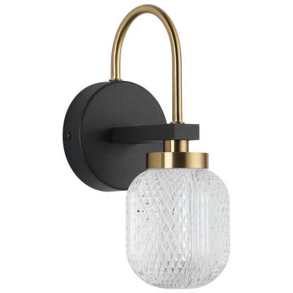 Blair modern wall lamp, metal and acrylic lighting fixture.