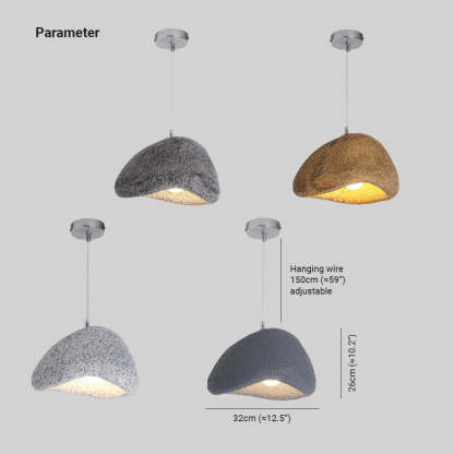 Byers bread shape pendant light dimensions