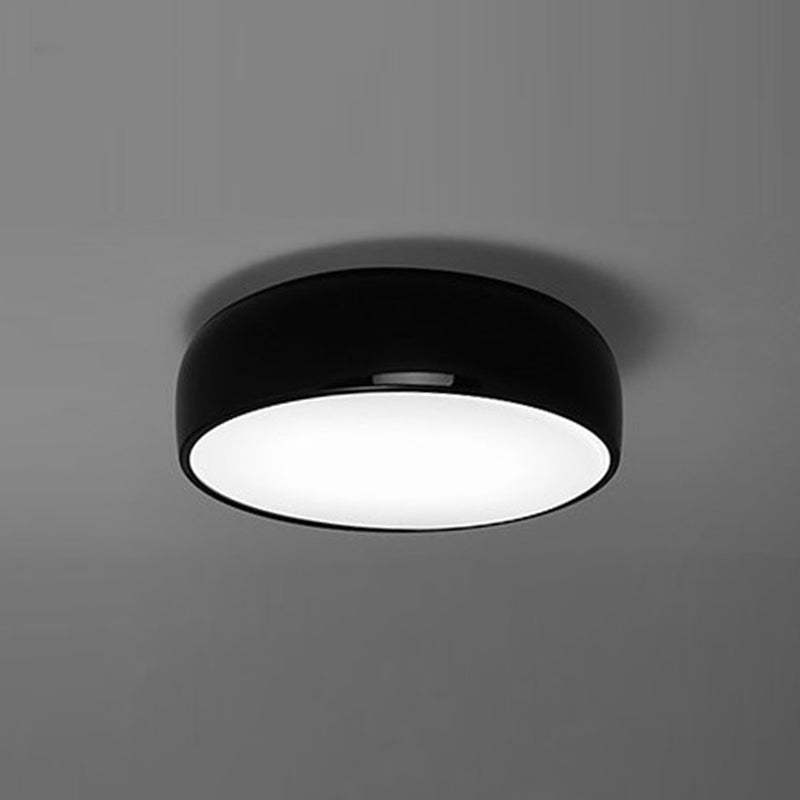 Leilani Modern Black Ceiling Light - Disc Shape
