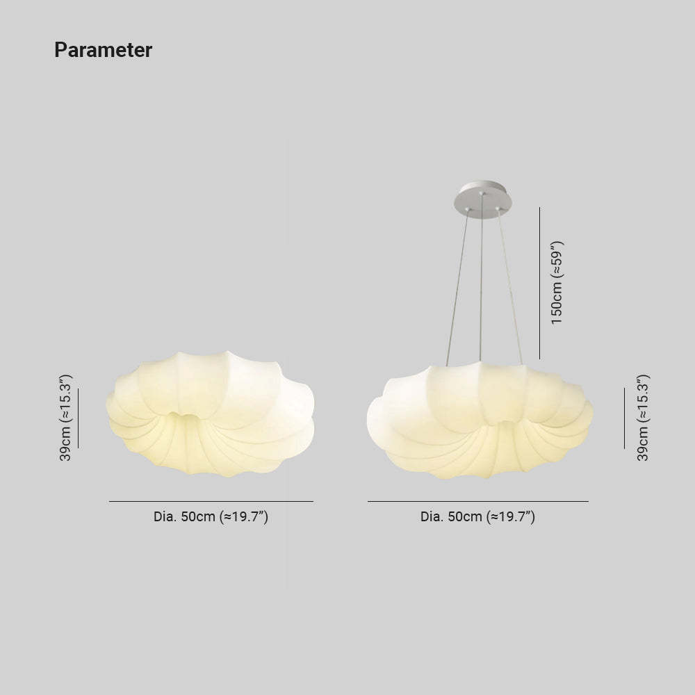 Nielsen Cloud Pendant Light Dimensions