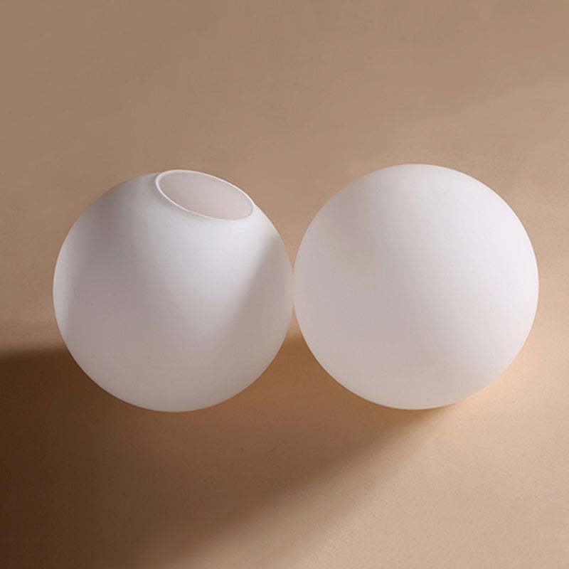 White glass globe pendant light shades, home decor, bedroom lighting