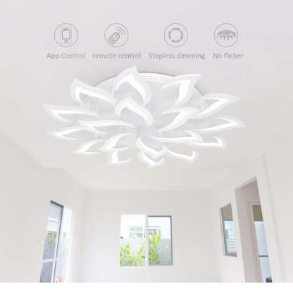 Hana Flower Ceiling Light features: App Control, dimming