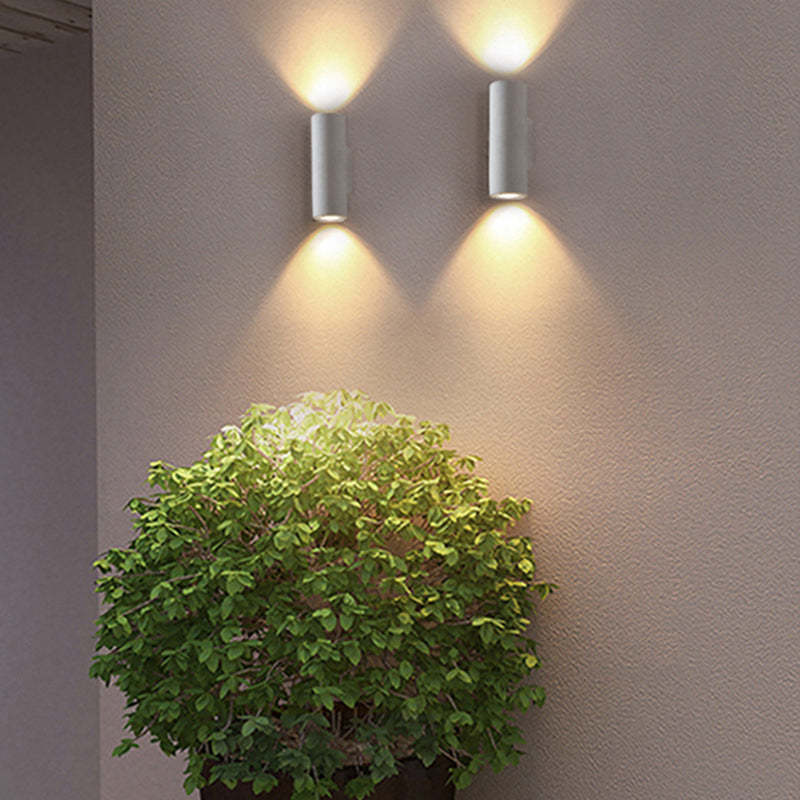 Orr Cement LED Outdoor Lamp - Cylindrical Design