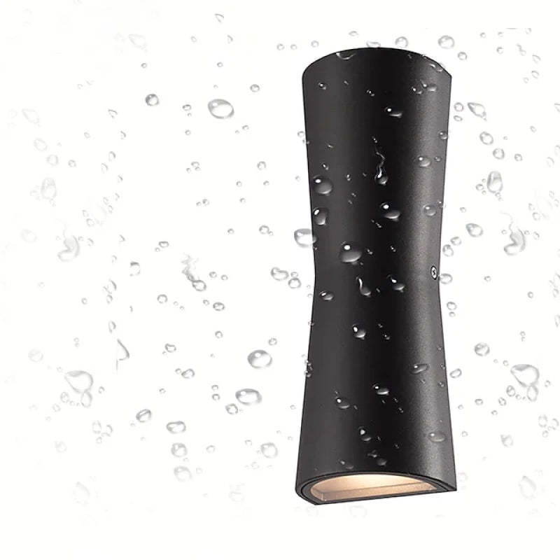 Waterproof LED Outdoor Wall Lamp, black exterior lighting