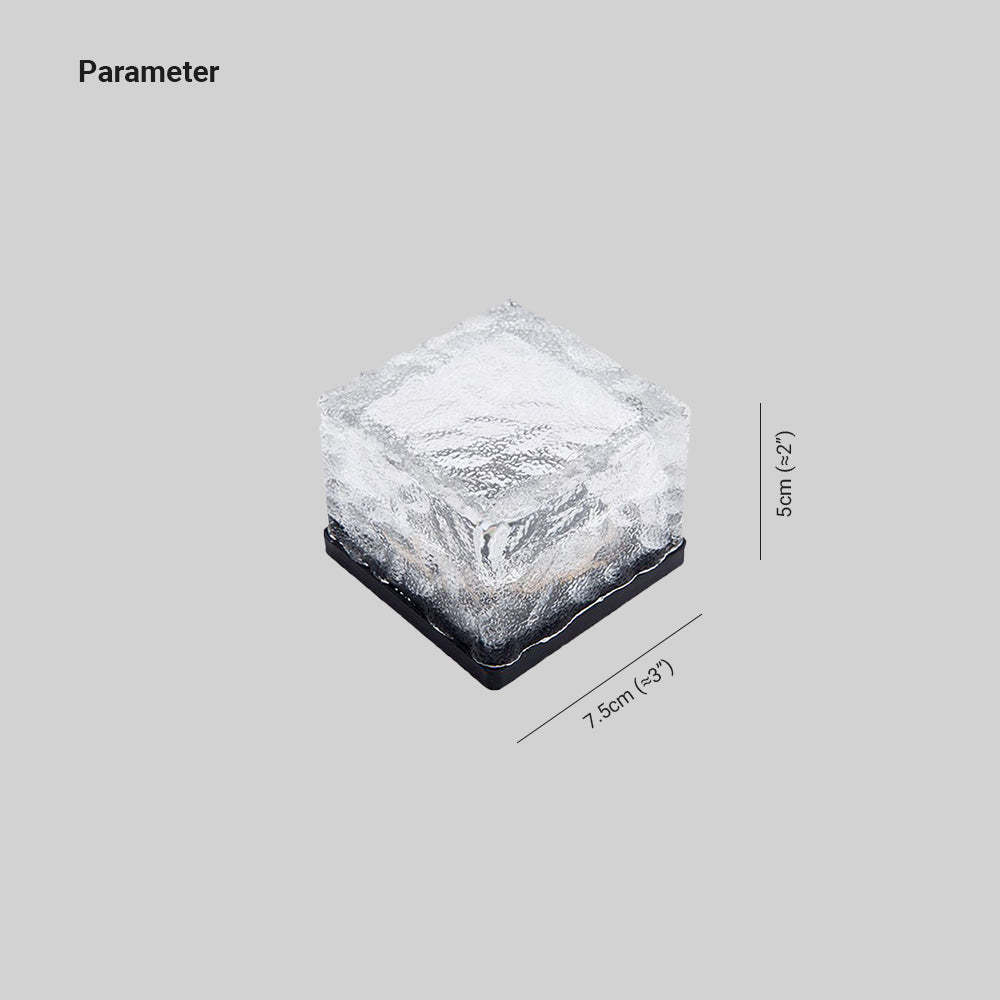 Pena Ice-cube Solar Ground Light dimensions