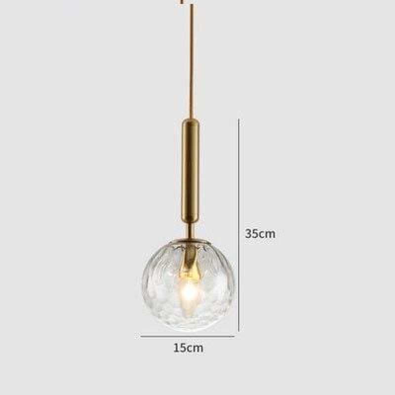 Valentina Modern Glass Ball Pendant Light