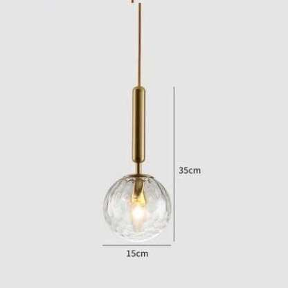 Valentina Modern Glass Ball Pendant Light