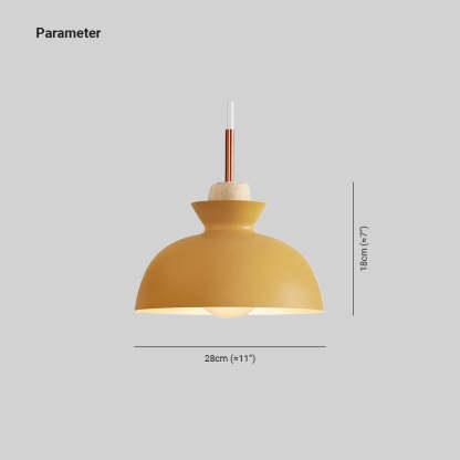 Yellow Morandi Pendant Light Dimensions - Las Sola