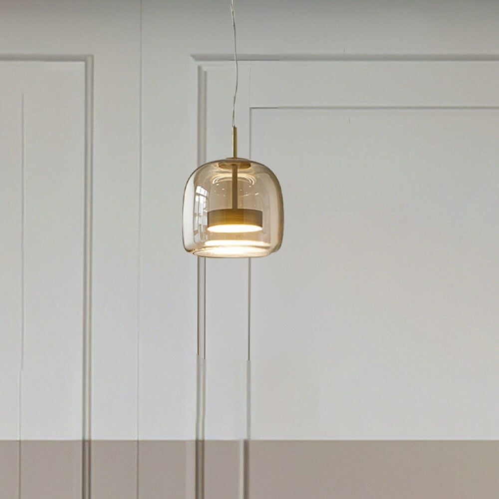 Hailie Morden Glass Pendant Light Living Room