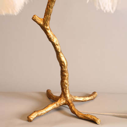 O'Moore Nordic Luxury Unique Ostrich Feather Floor Lamp/Table Lamp