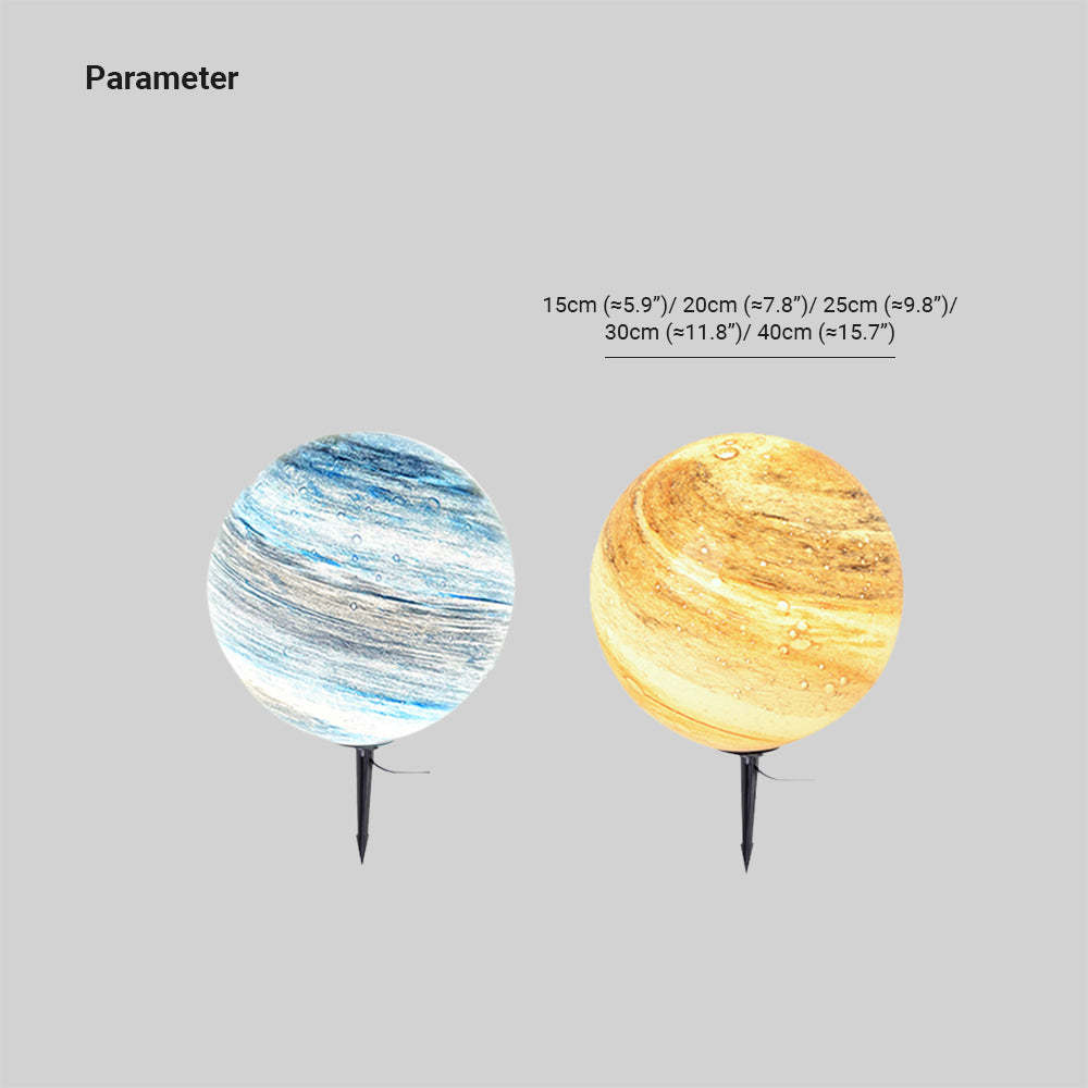 Elif Solar Ground Light Sizes - Outdoor Decor