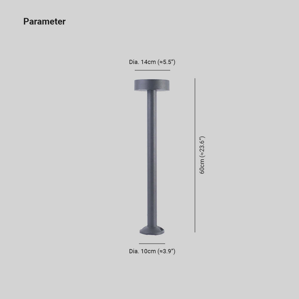Pena Outdoor Path Light Dimensions