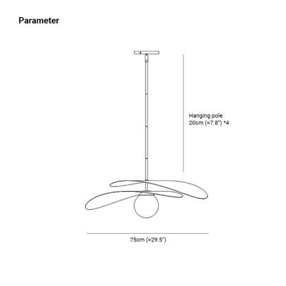 Carins Decorative Geometric Metal Pendant Light