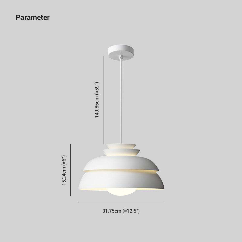 Morandi Modern Pendant Light - Dimensions