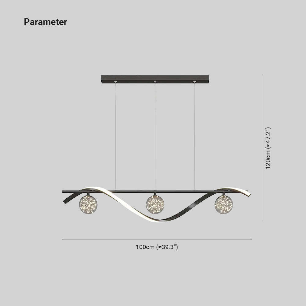 Louise Pendant Light dimensions for home lighting design