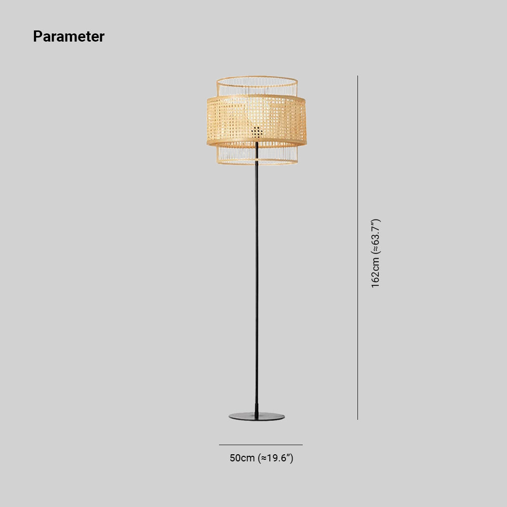 Ritta Zen Floor Lamp Dimensions
