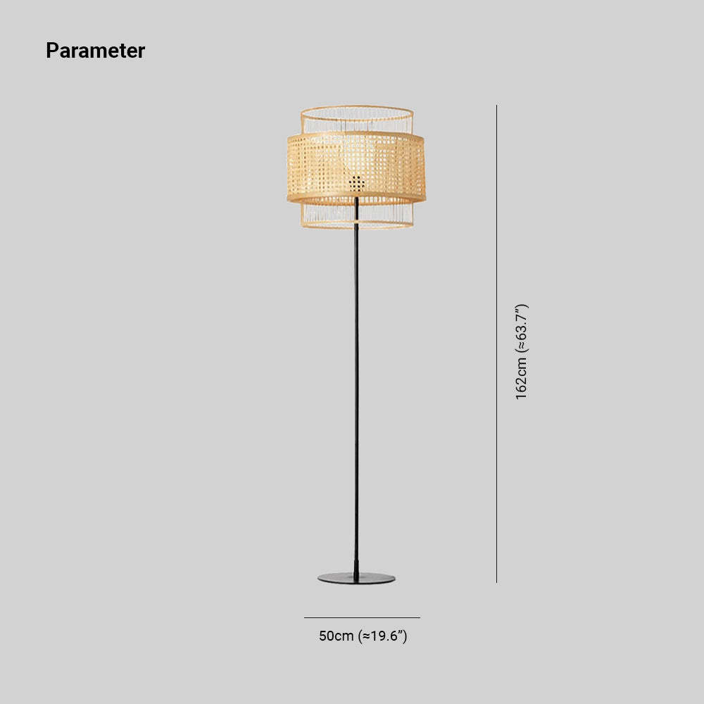Ritta Zen Floor Lamp Dimensions