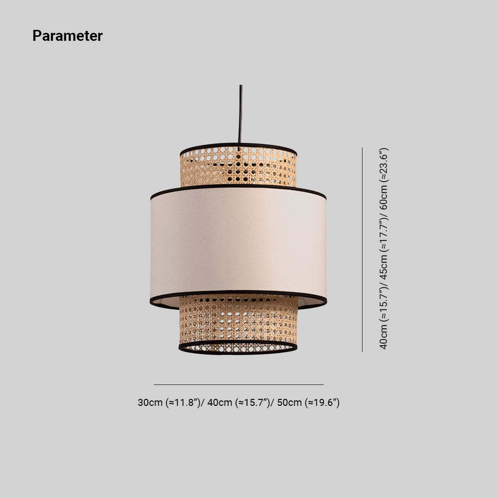 Ritta Retro Pendant Light dimensions and sizes