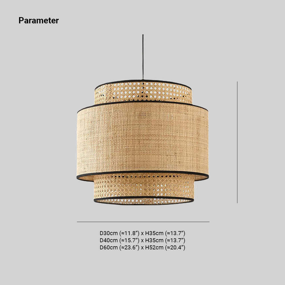 Ritta Wabi Sabi Pendant Light Dimensions