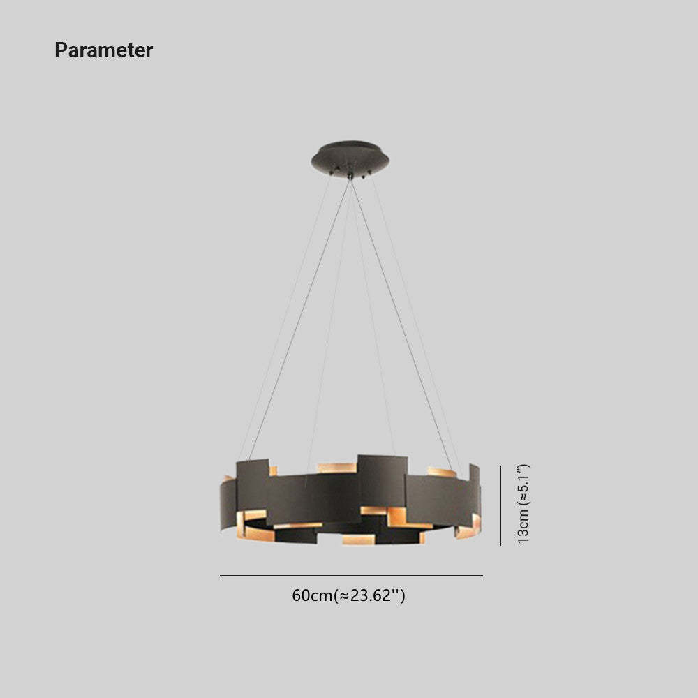Evette Ring Pendant Light dimensions and parameter