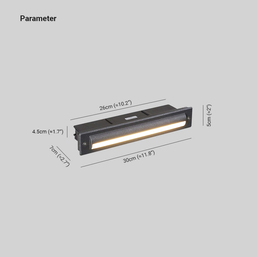 Orr Outdoor Step Light Dimensions
