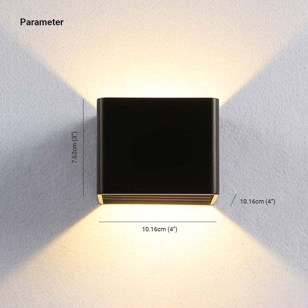 Orr Wall Lamp Square, 4" - Dimensions and Measurements