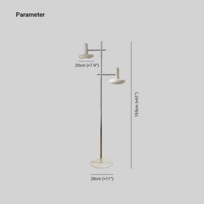 Carins Floor Lamp dimensions: 28cm base, 155cm height, 20cm shade