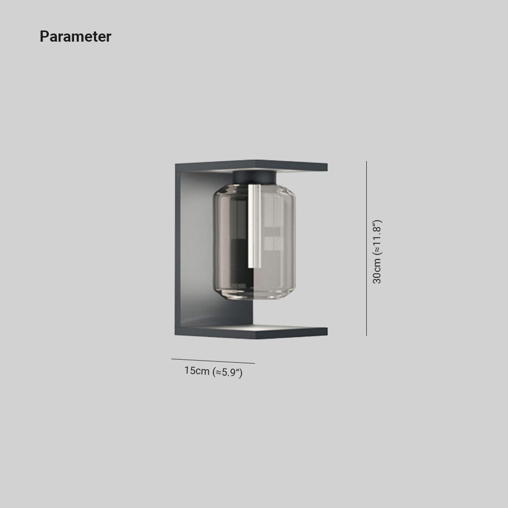 Orr outdoor wall lamp dimensions.