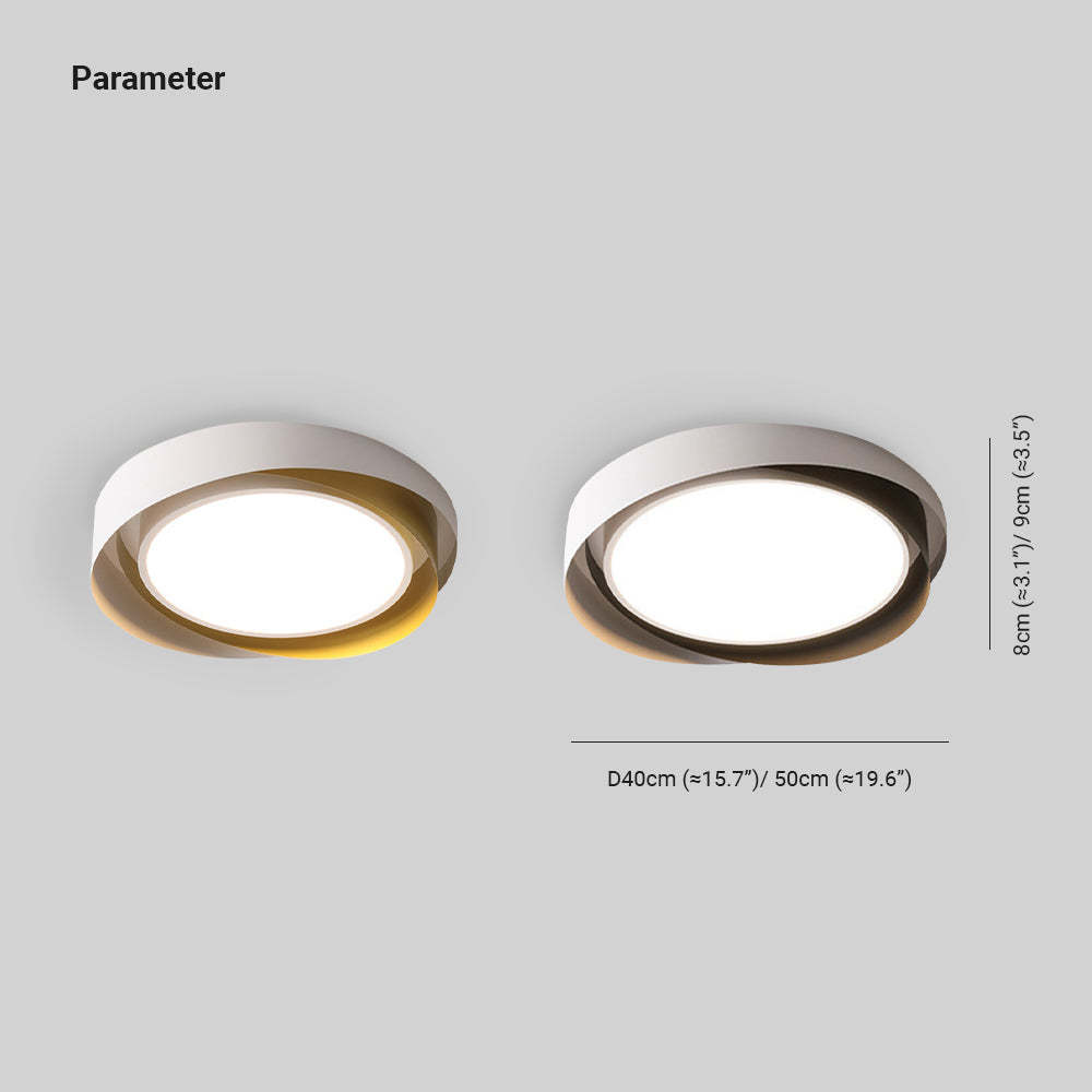 Quinn flush mount ceiling light dimensions