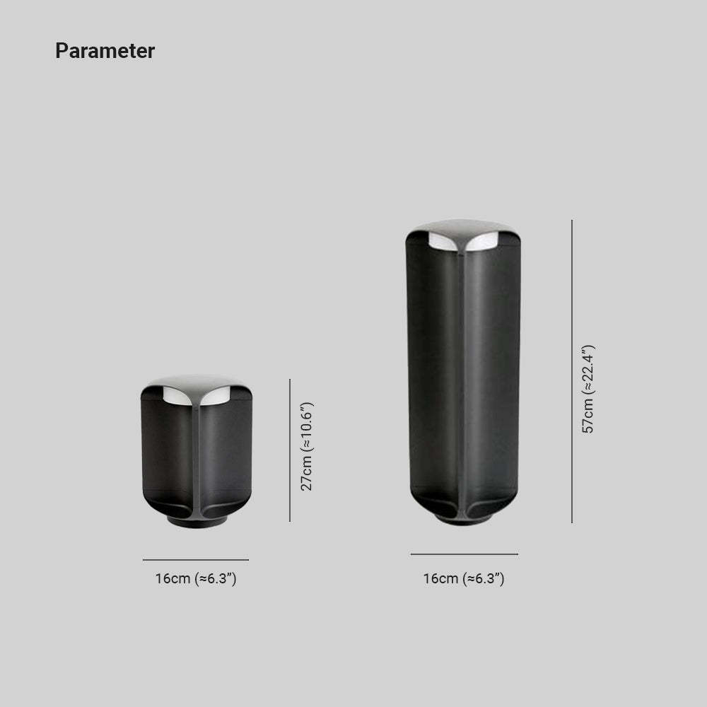 Pena Outdoor Floor Lamp Dimensions