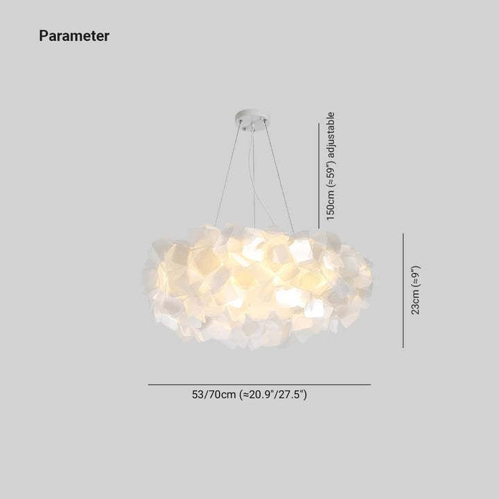 Bella Flower Pendant Light Dimensions Bella Modern Decorative Flower Acrylic Pendant Light