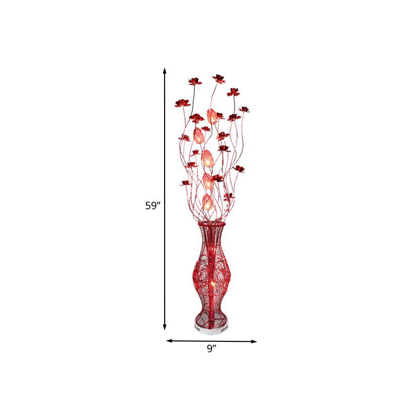 Bella Art Deco floor lamp dimensions: 59" x 9"