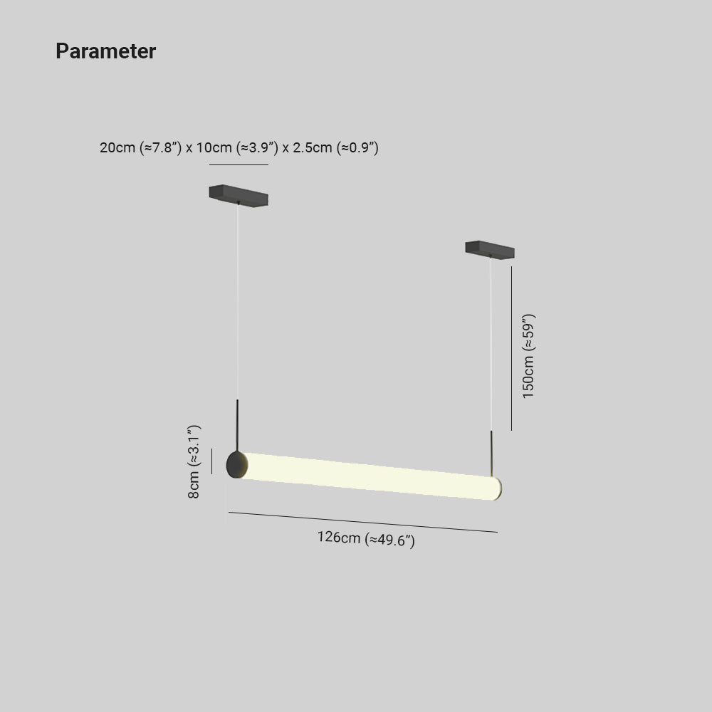 Edge cylinder outdoor light dimensions.