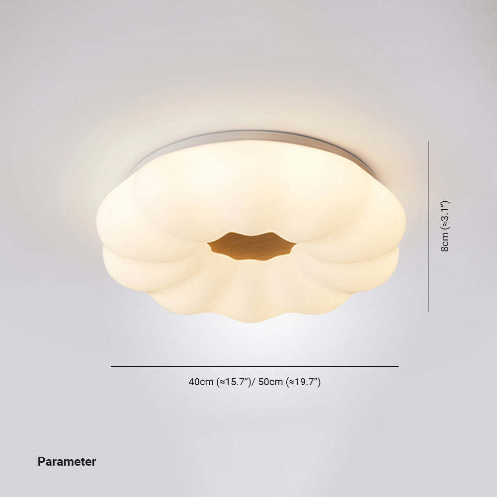 Ozawa Wooden Flush Mount Ceiling Light