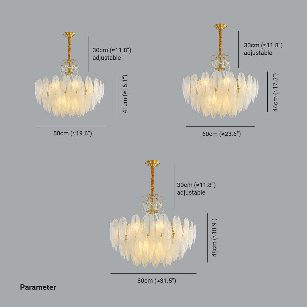 Kirsten Pearl Chandelier Dimensions